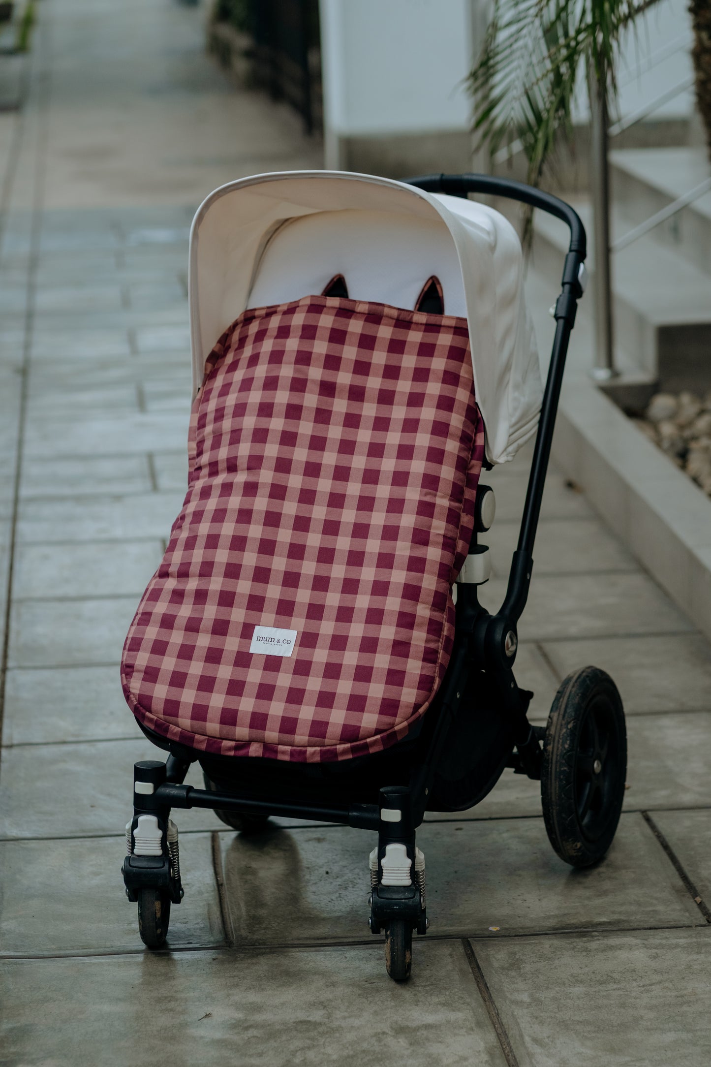 Saco Coche Vichy Berry