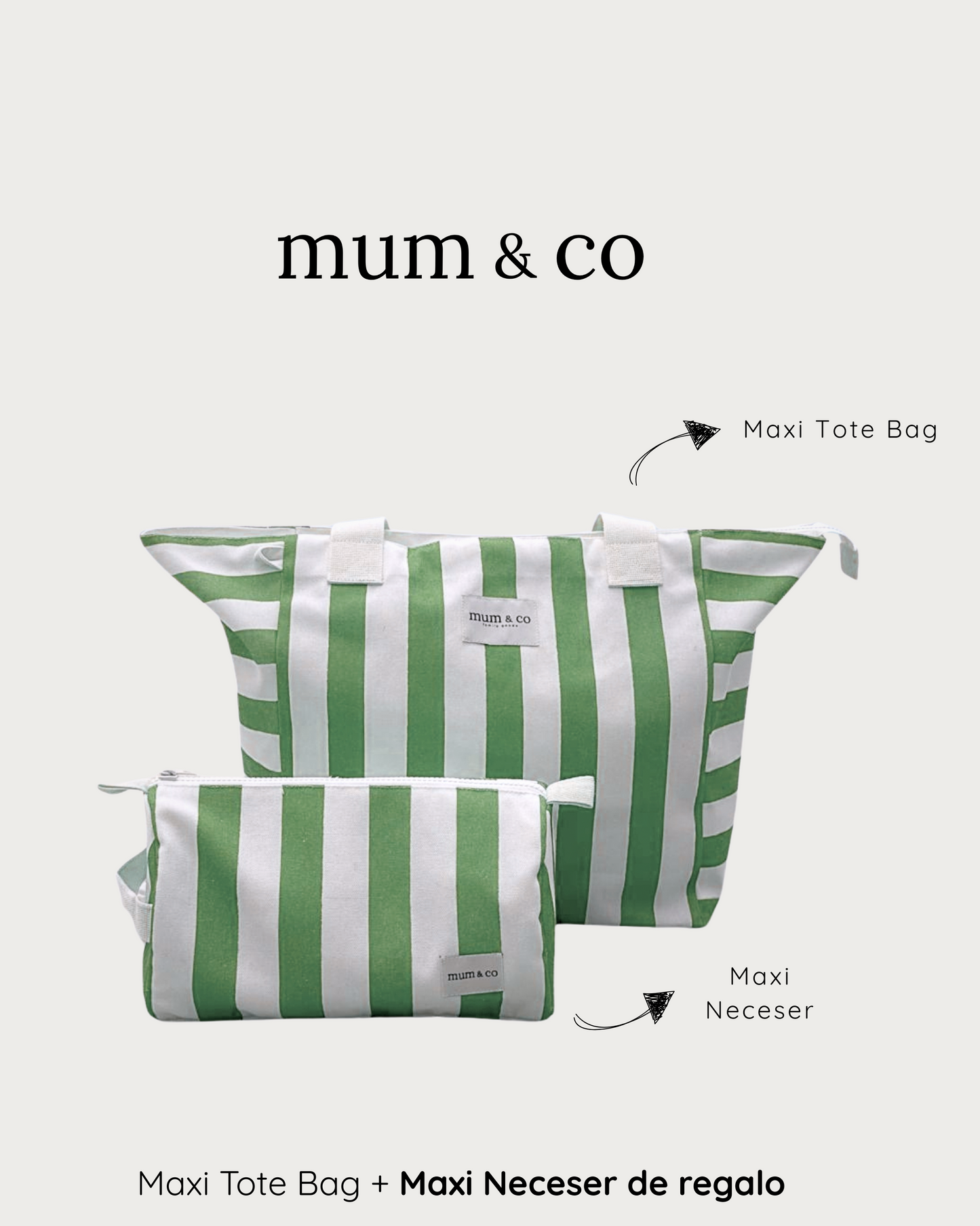 Maxi Tote Bag Verde