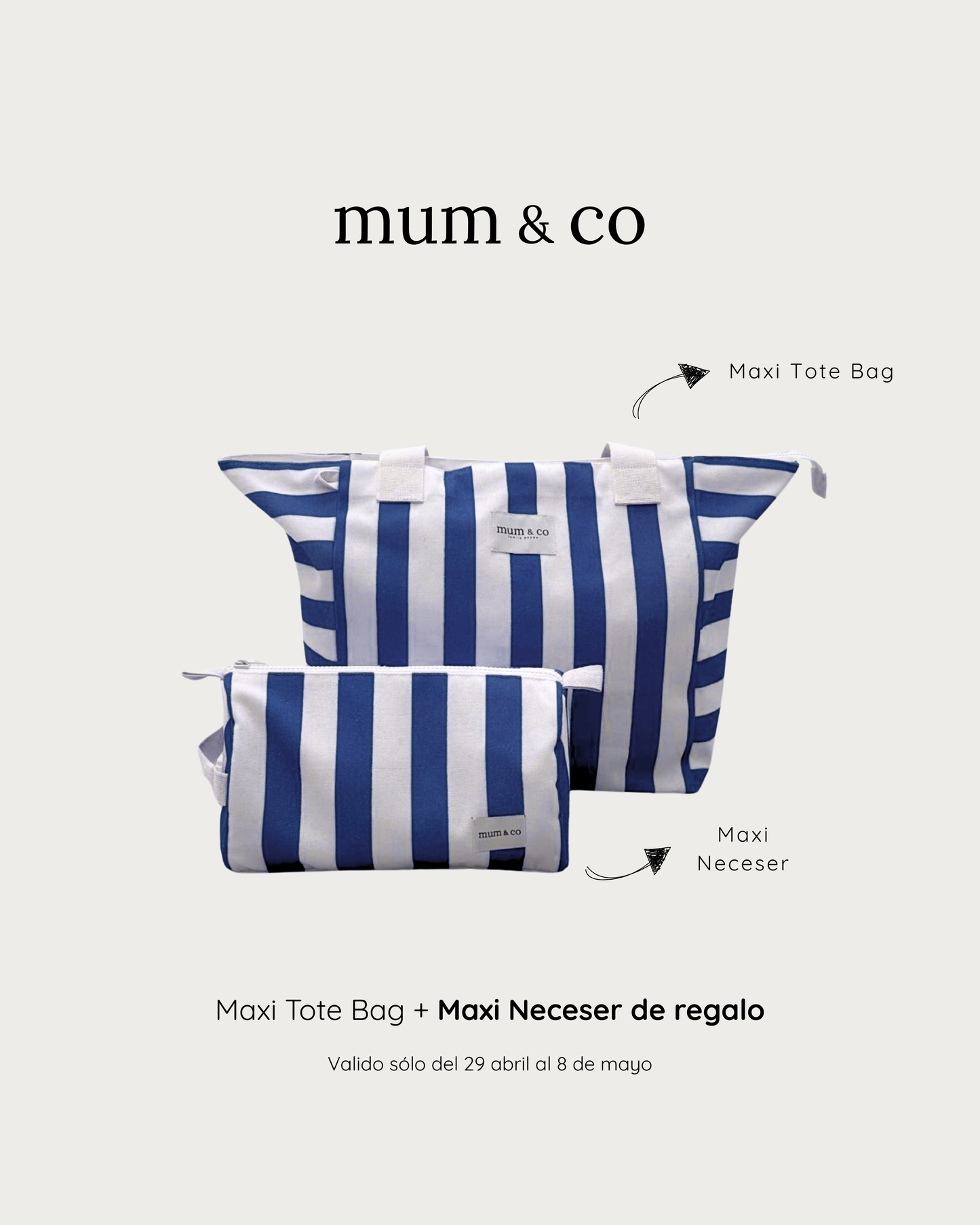 Maxi Tote Bag Azul