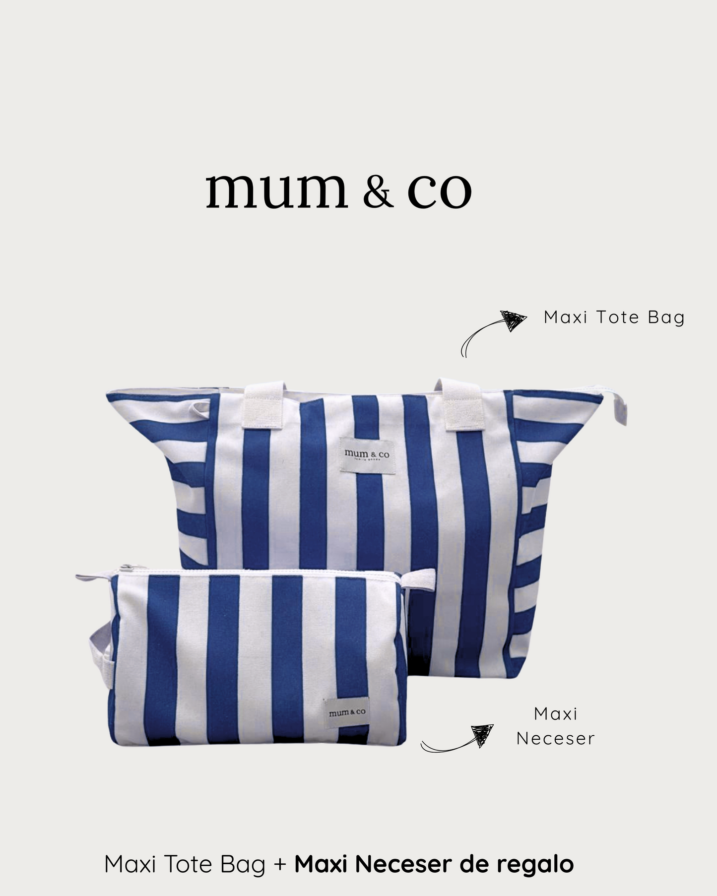 Maxi Tote Bag Azul