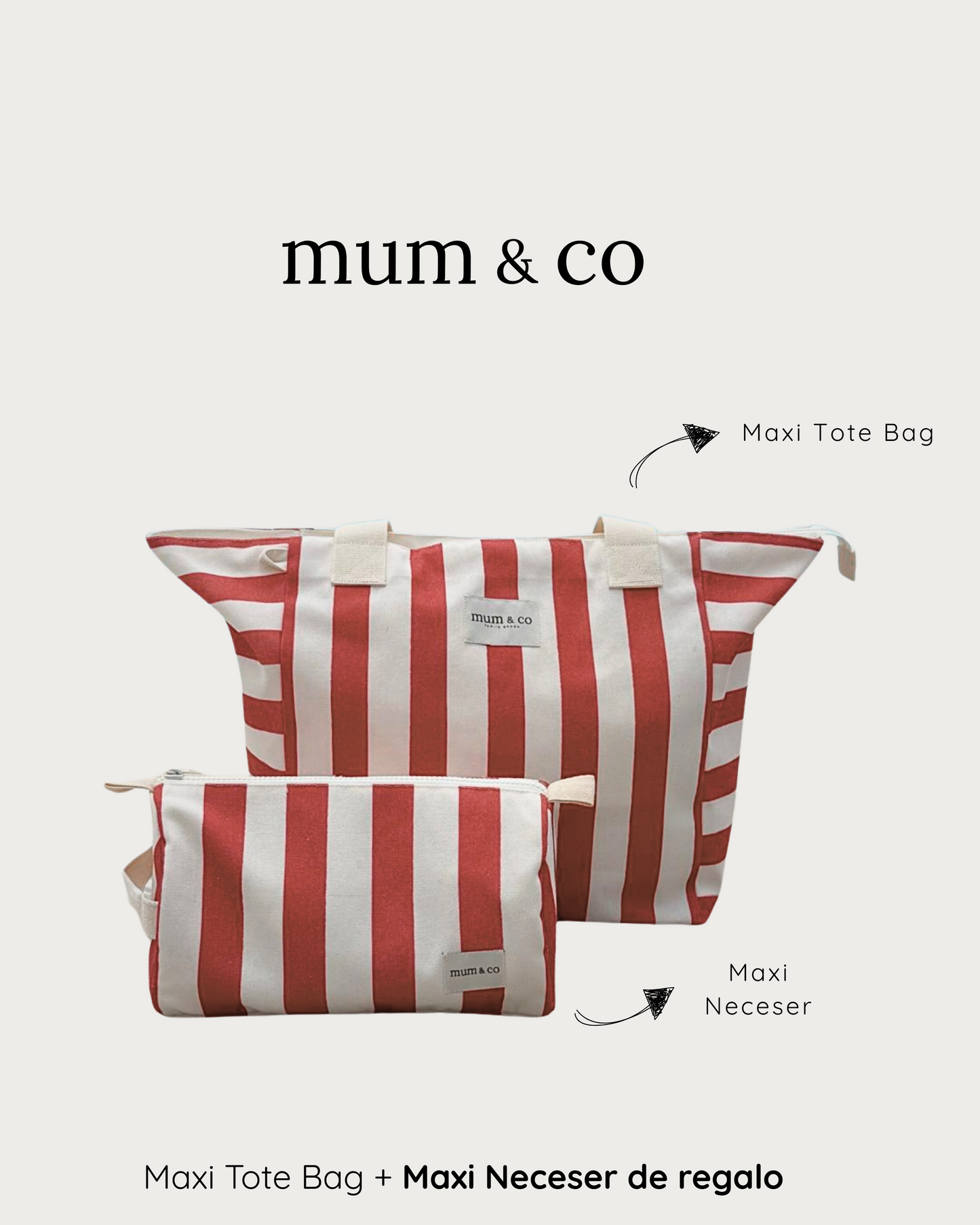 Maxi Tote Bag Rojo