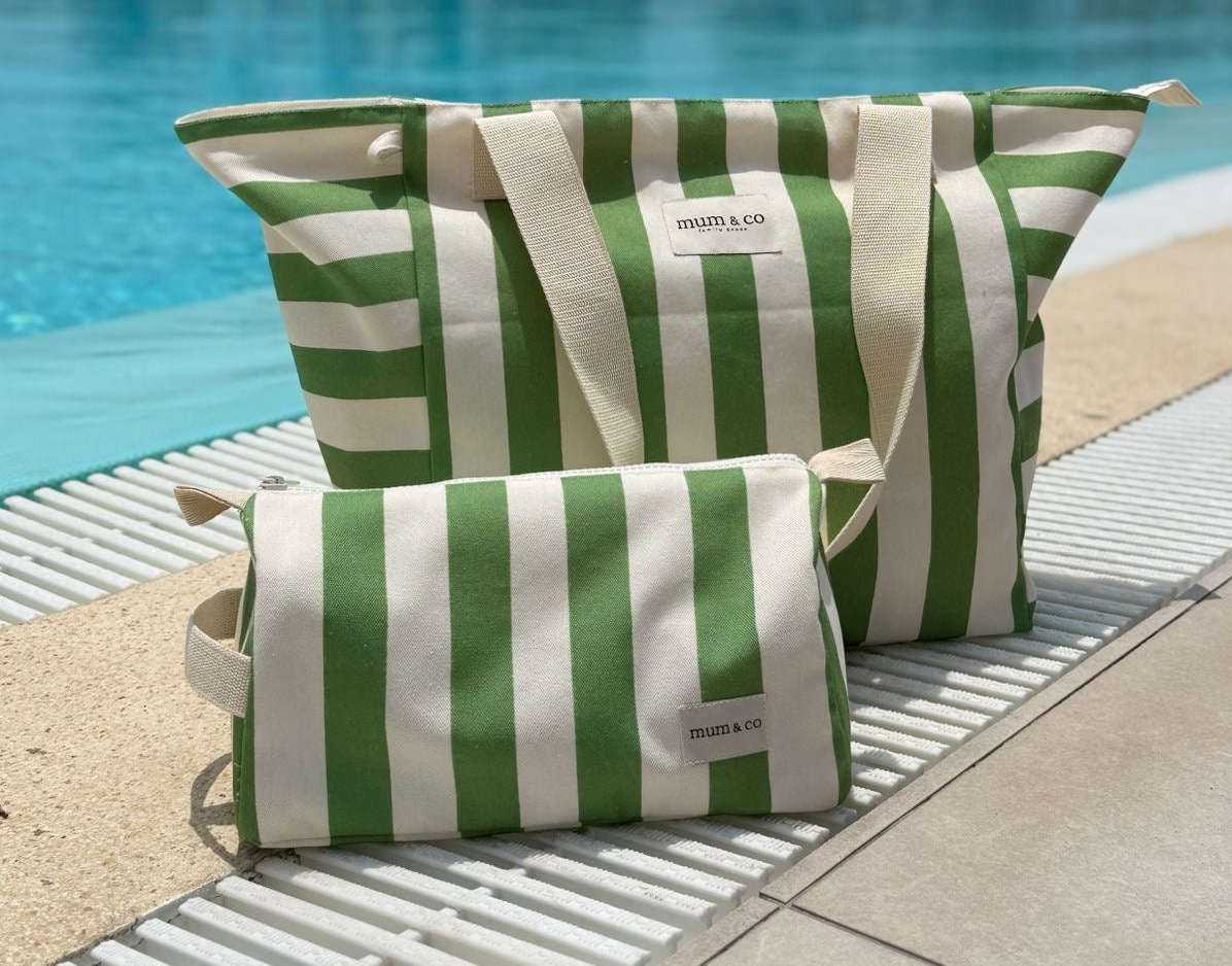 Bolso de paseo Verde + Neceser