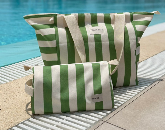 Bolso de paseo Verde + Neceser