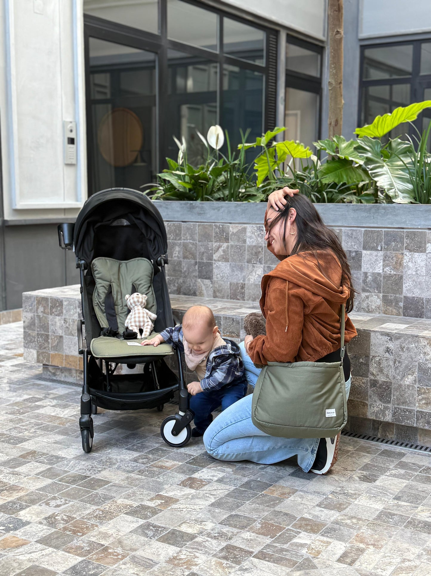 Bolso Compacto Verde Olivo