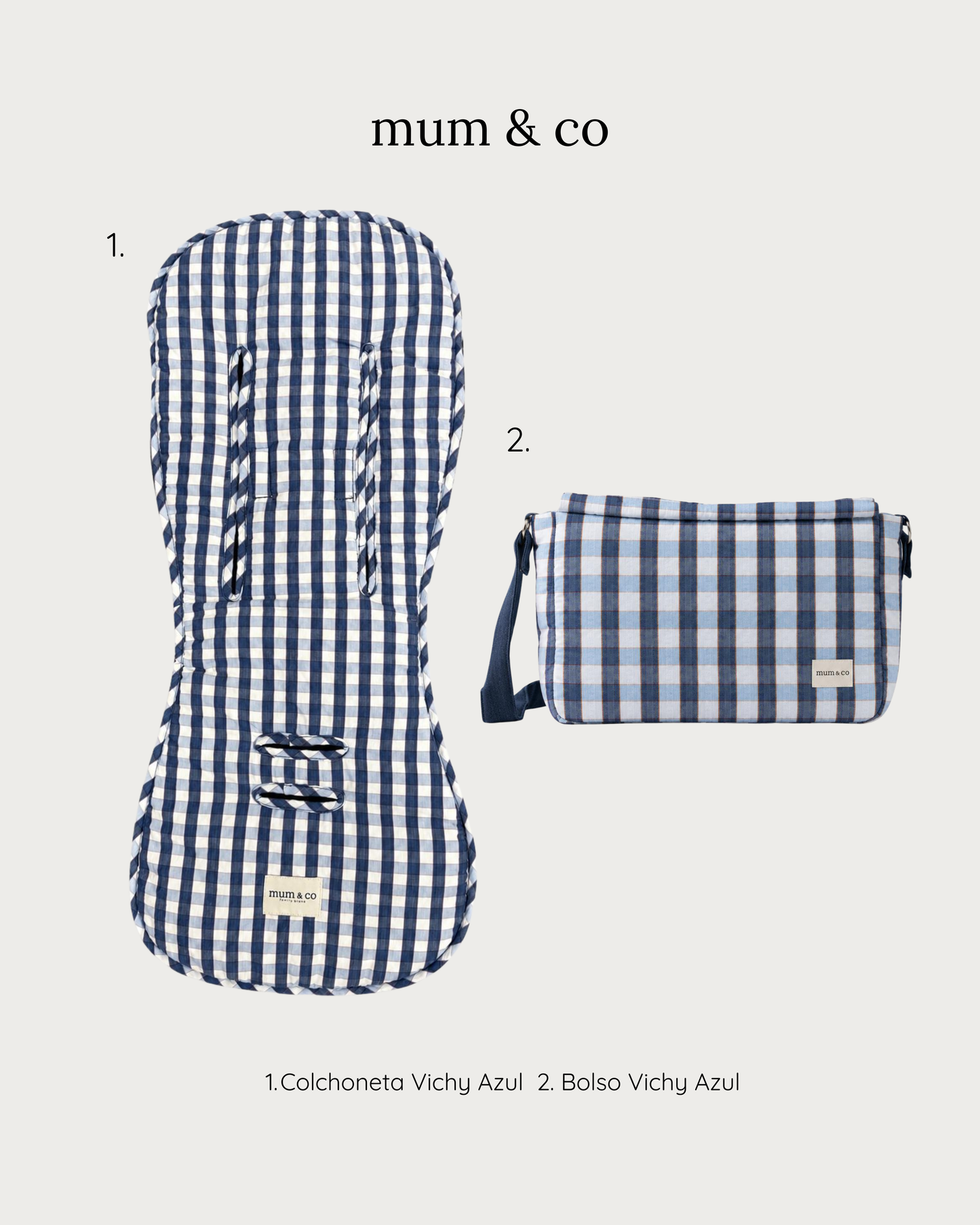 Set Paseo Vichy Azul