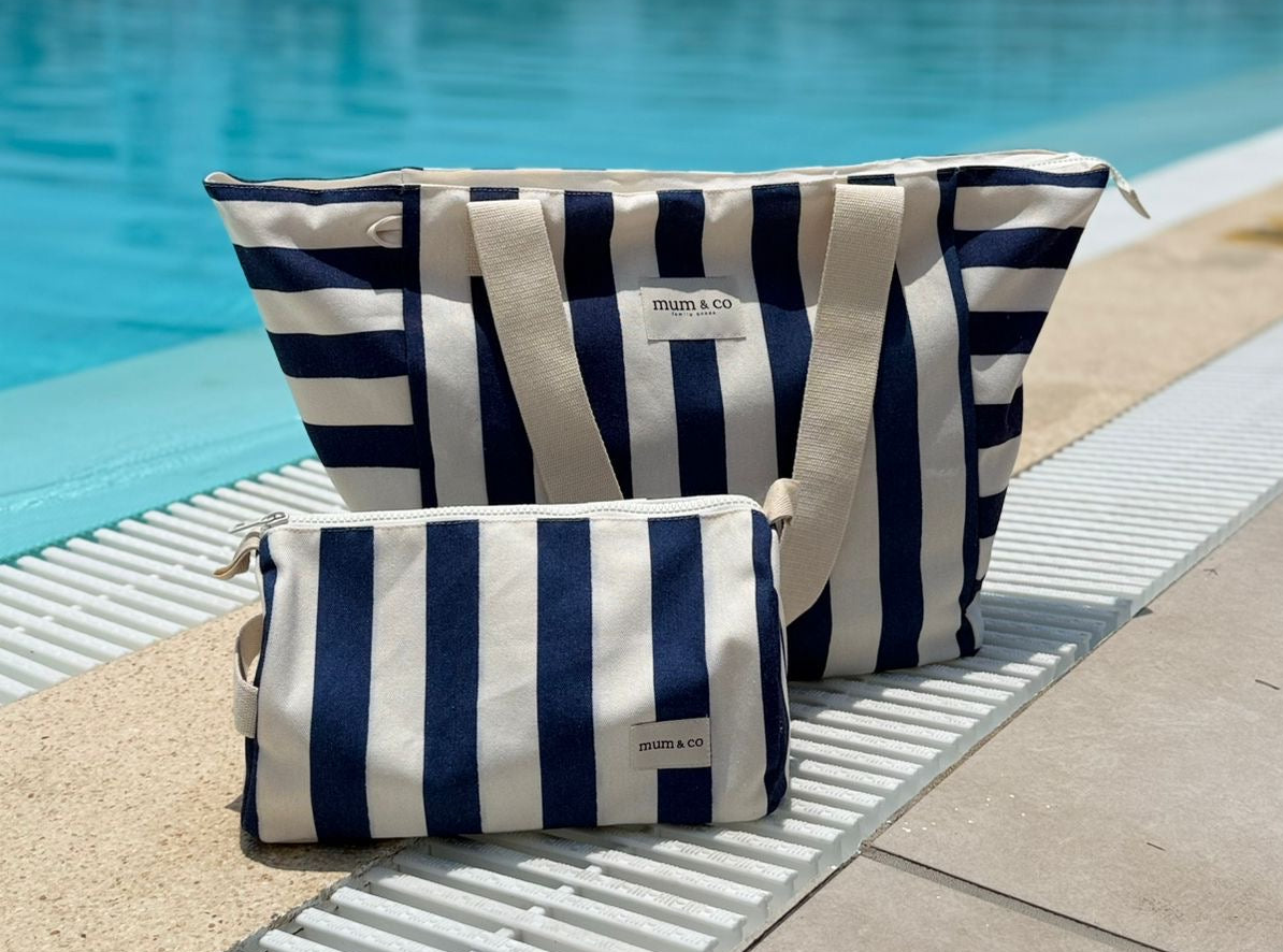 Bolso de paseo Azul + Neceser