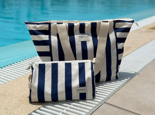 Bolso de paseo Azul + Neceser