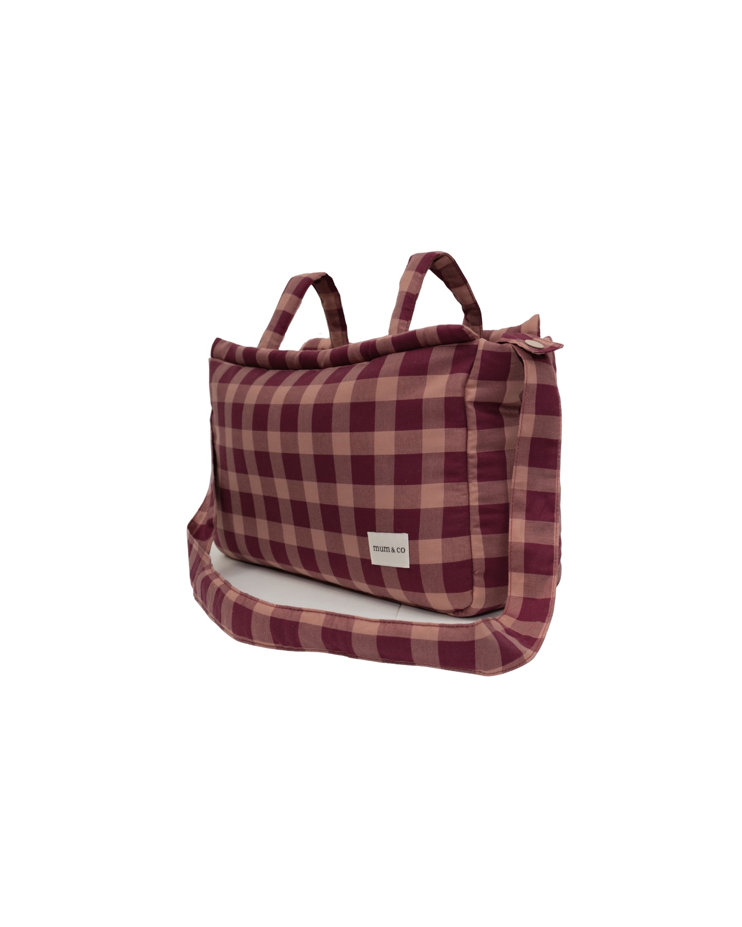 Bolso Compacto Vichy Berry
