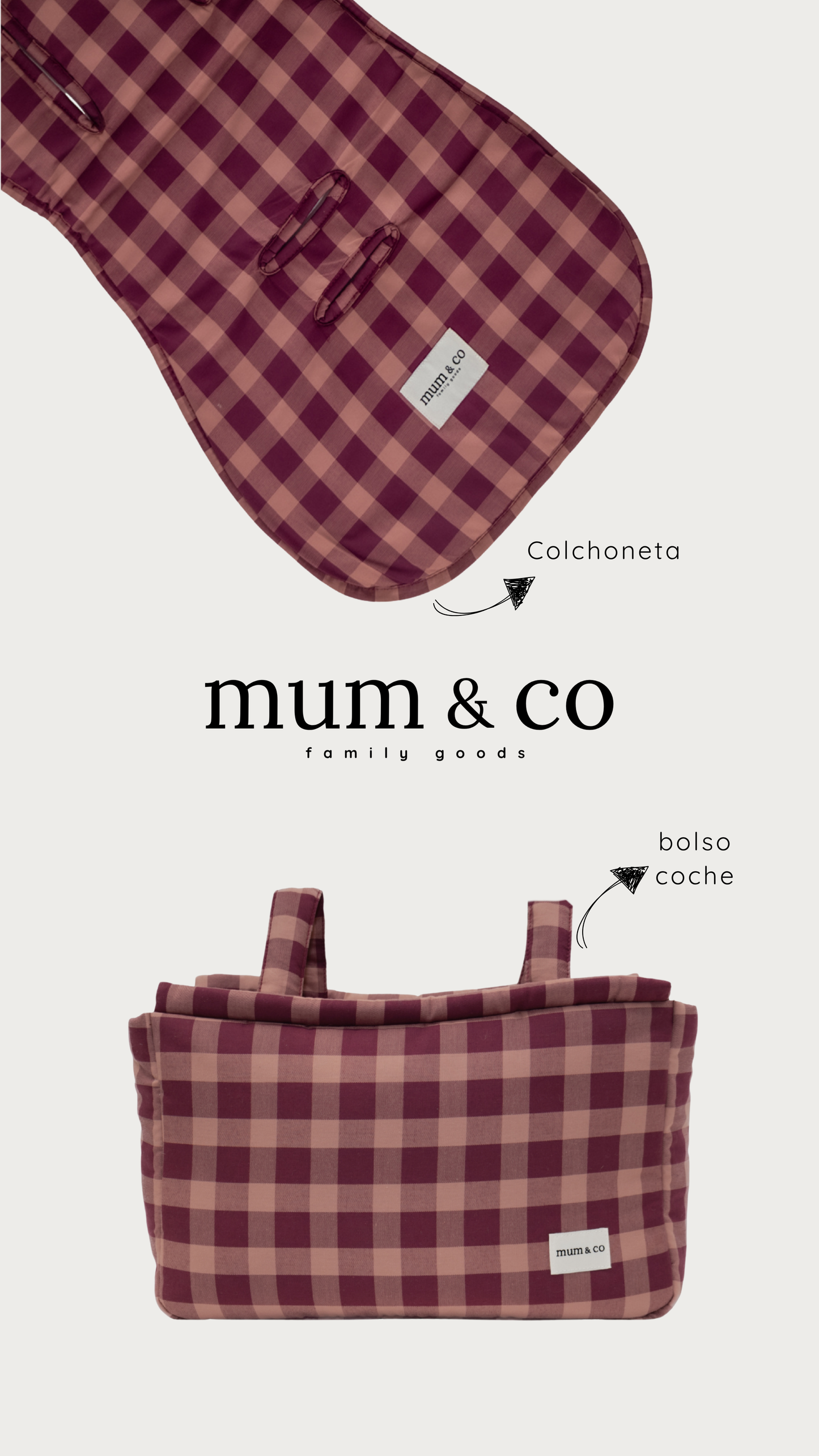 Bolso Mini Vichy Berry