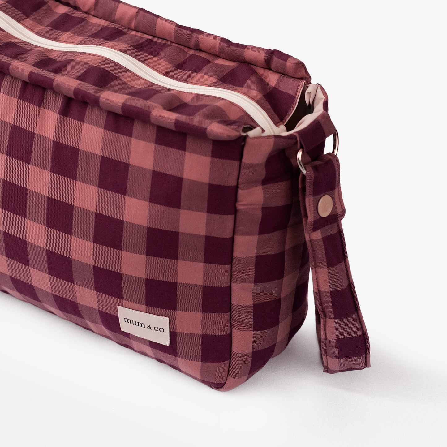 Bolso Compacto Vichy Berry