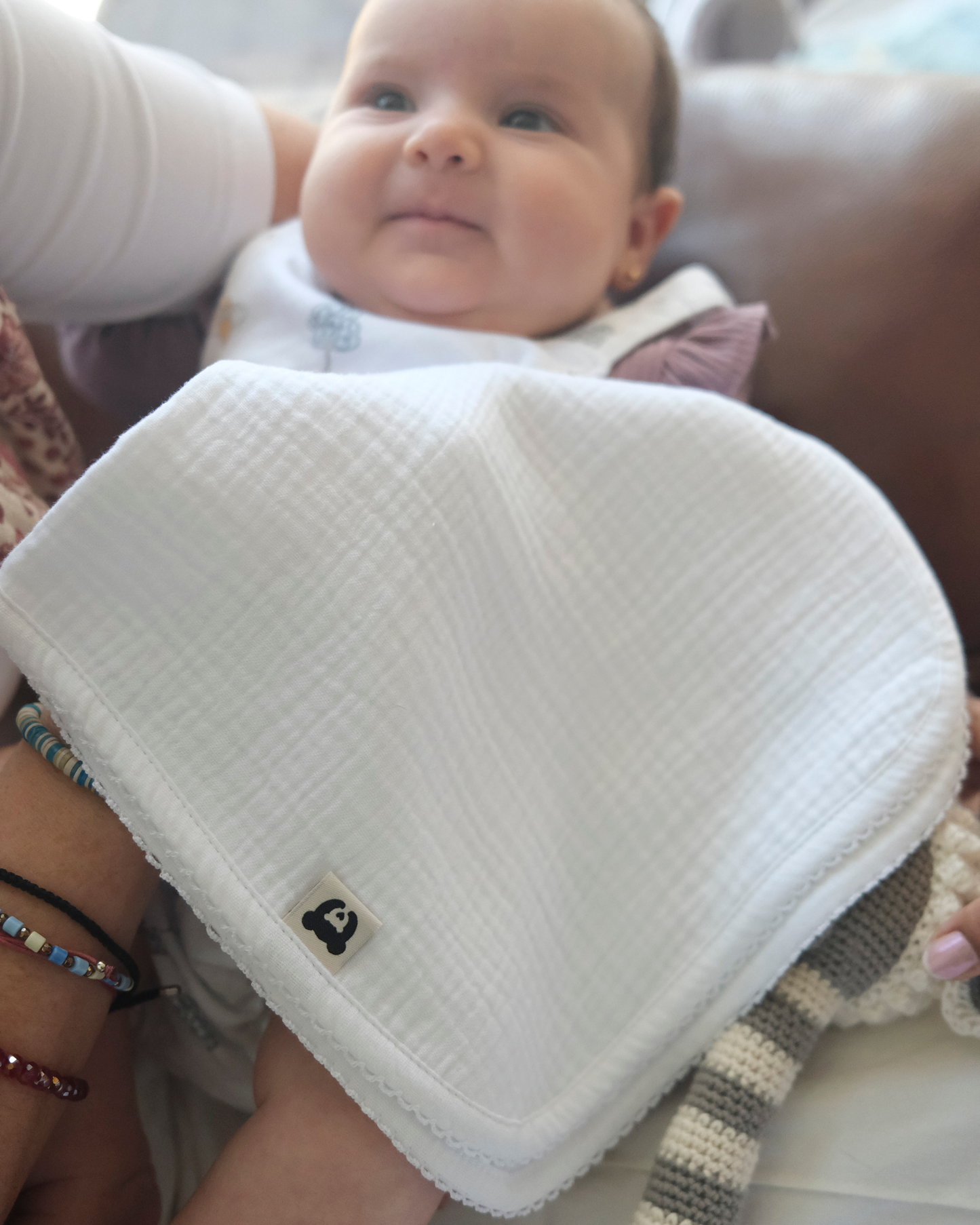Babitas Hombrera Blanco | Pack de 3 o 6 unidades