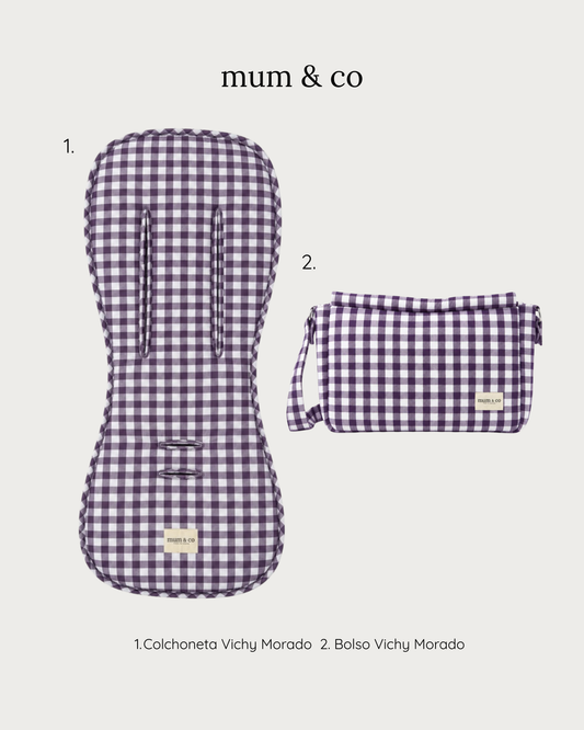 Set Paseo Vichy Morado