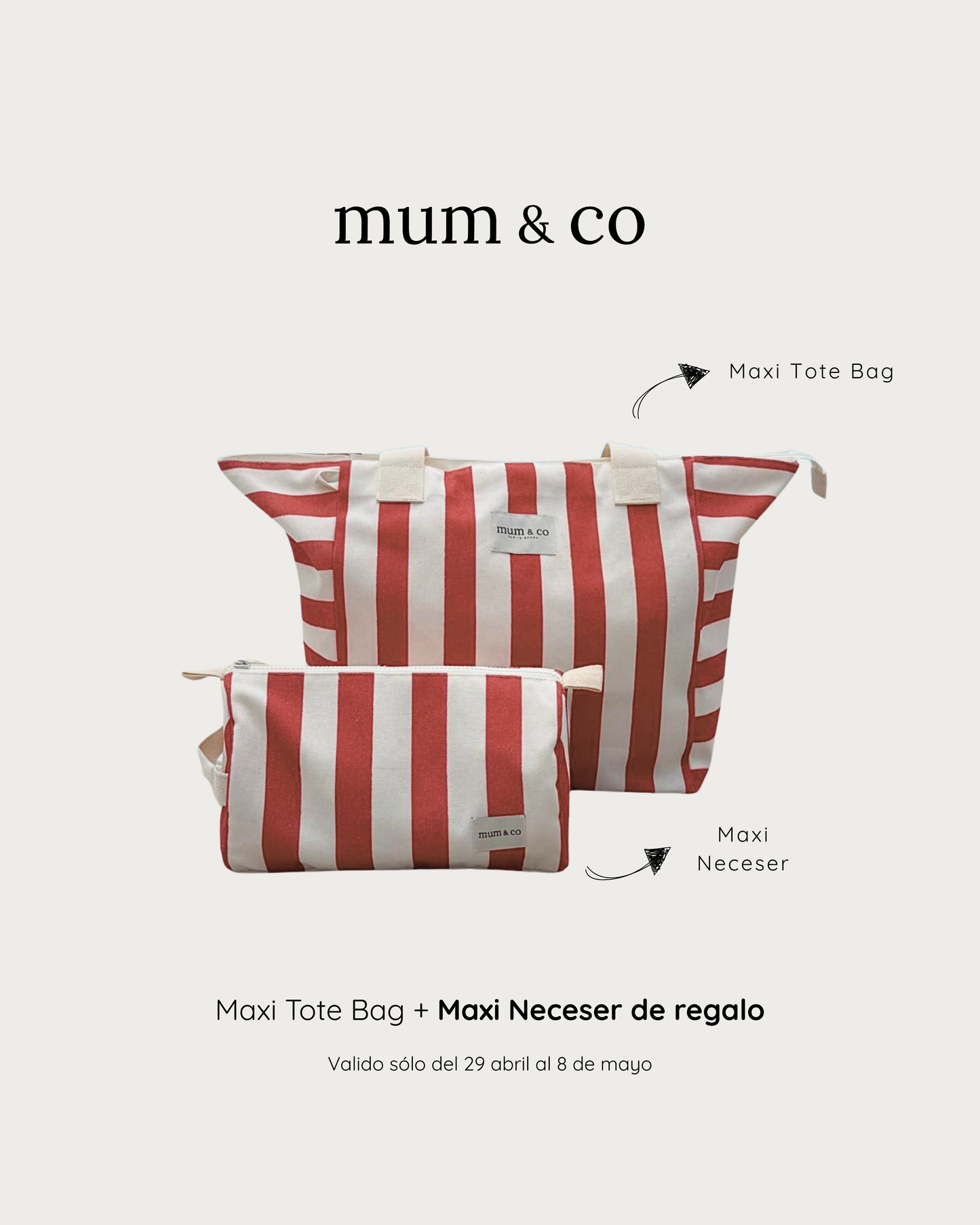 Maxi Tote Bag Rojo
