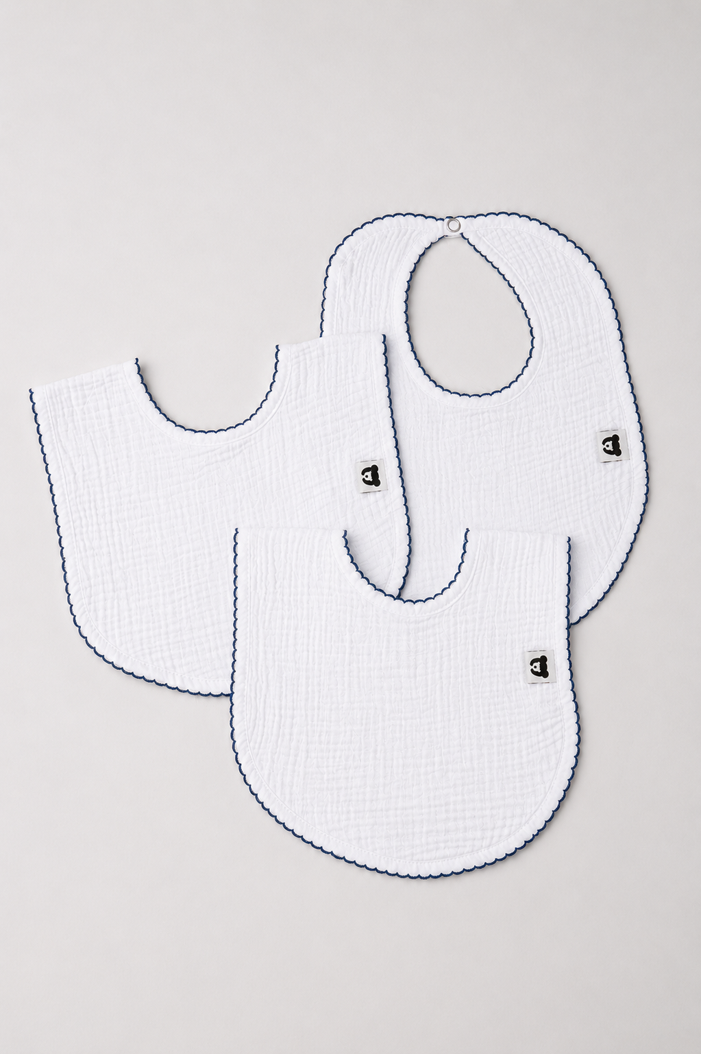 Baberos Azules | Pack de 3 o 6 und