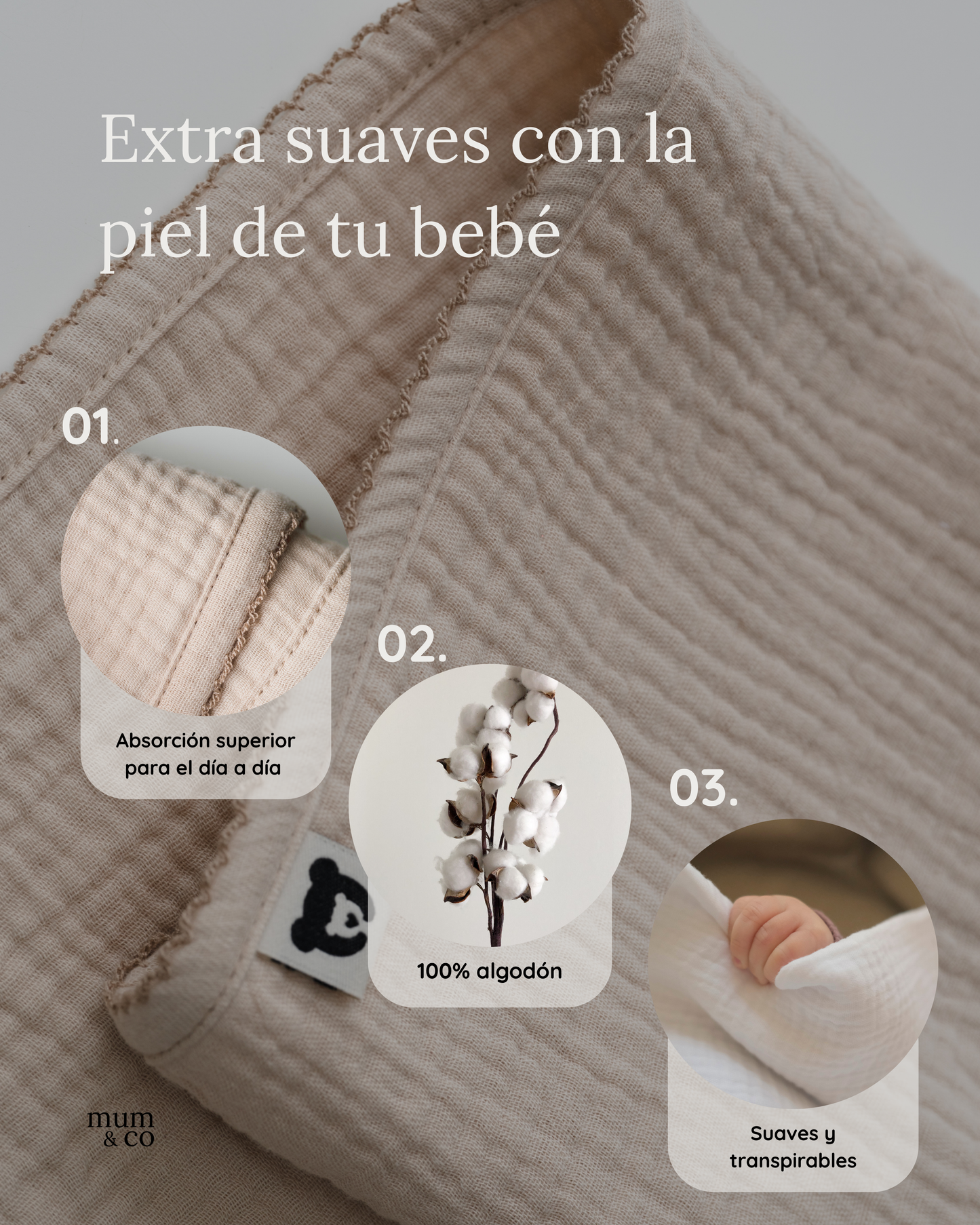 Babitas Hombrera Verde Bosque | Pack de 3 o 6 unidades