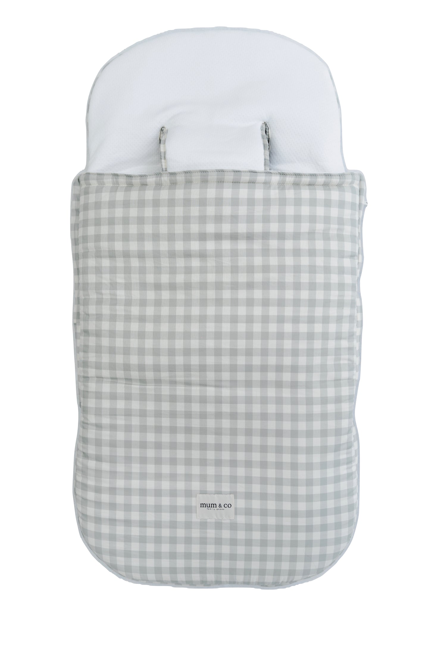 Saco Coche Vichy Gris